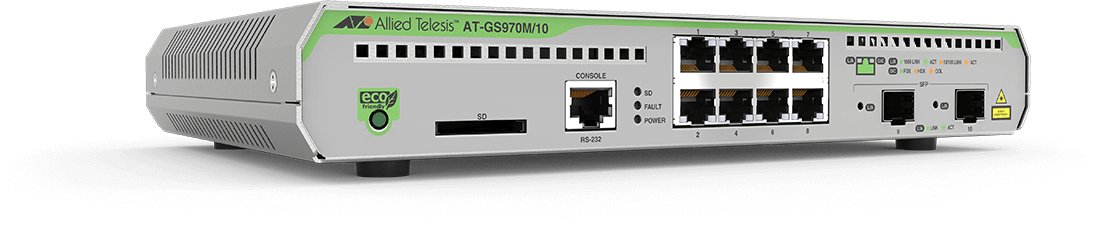 ALLIED TELESIS BOX GS970M/10 Managed L3 Gigabit Ethernet (10/100/1000) Grey AT-GS970M/10-10