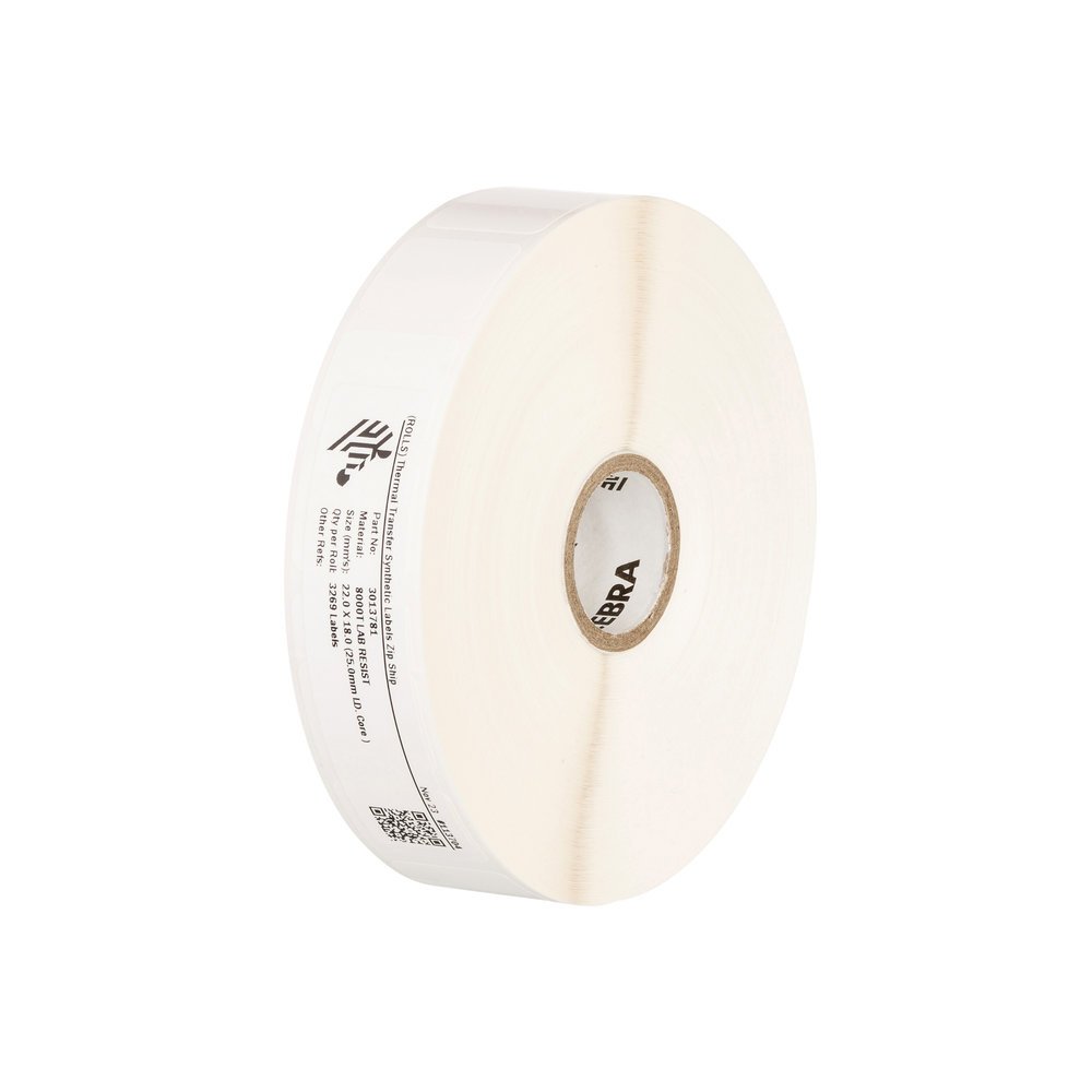 ZEBRA PRINT S1 - SUPPLIES 8000D Lab Label White 10028317