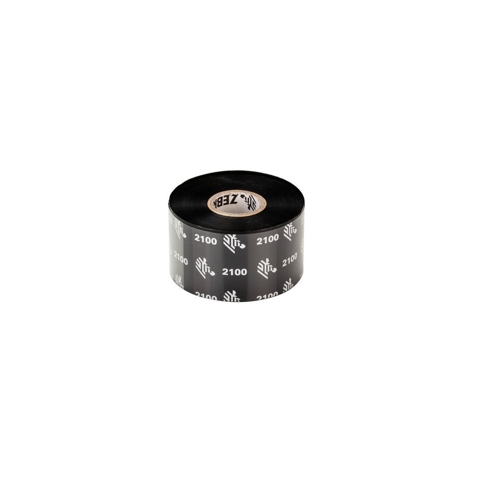ZEBRA PRINT S1 - SUPPLIES 2100 Wax thermal ribbon 450 m Black 02100BK04045