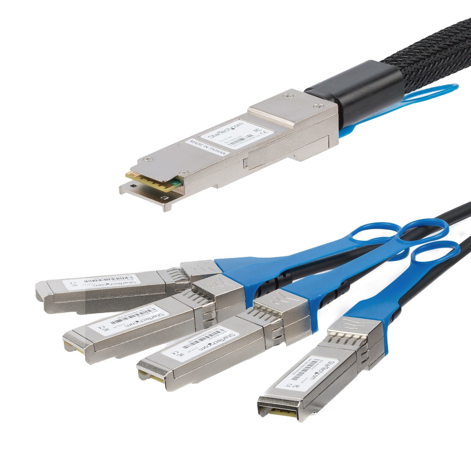 StarTech.com Cisco QSFP-4SFP10G-CU5M Compatible 5m 40G QSFP+ to 4x SFP+ Direct Attach Breakout QSFP4SFP10C5