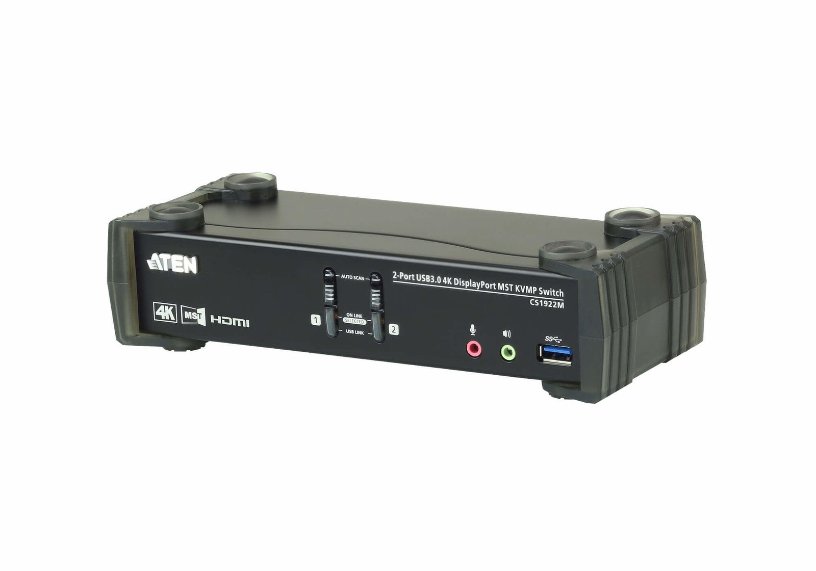 ATEN TECHNOLOGIES CS1922M KVM switch Black