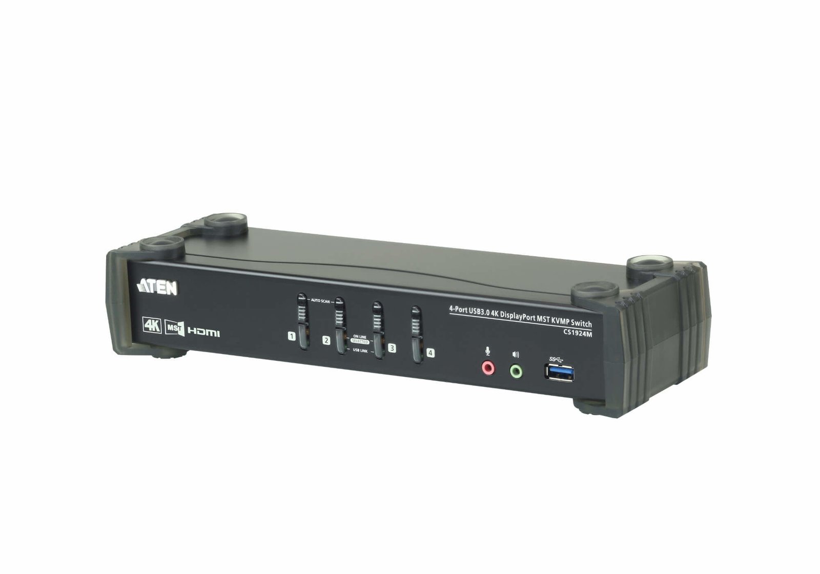ATEN TECHNOLOGIES CS1924M KVM switch Black