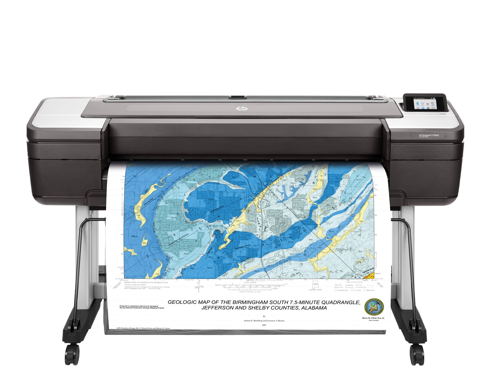 HP INC. - PLOTTERS Designjet T1700dr 44-in PostScript Printer 1VD88A#B1K