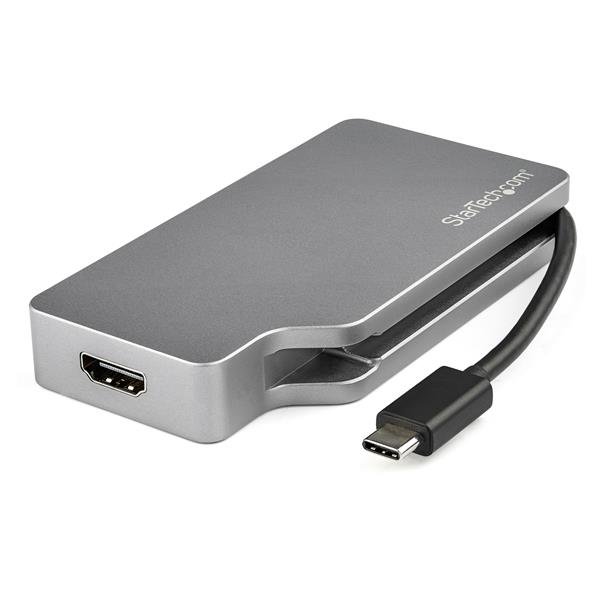 StarTech.com USB C Multiport Video Adapter with HDMI, VGA, Mini DisplayPort or DVI - Type Monitor CDPVDHDMDPSG