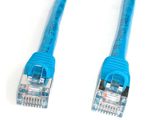 StarTech.com 25 ft Cat5e Blue Snagless Shielded RJ45 STP Cat 5e Patch Cable - 25ft Cord S45PATCH25BL