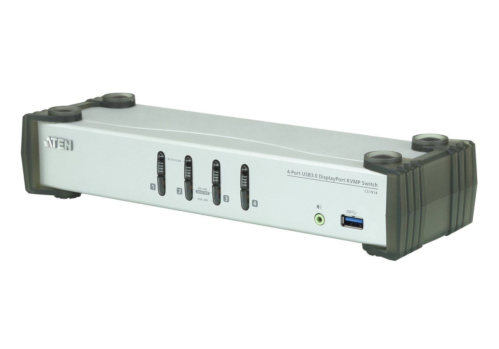 ATEN TECHNOLOGIES CS1914 KVM switch Black, Grey