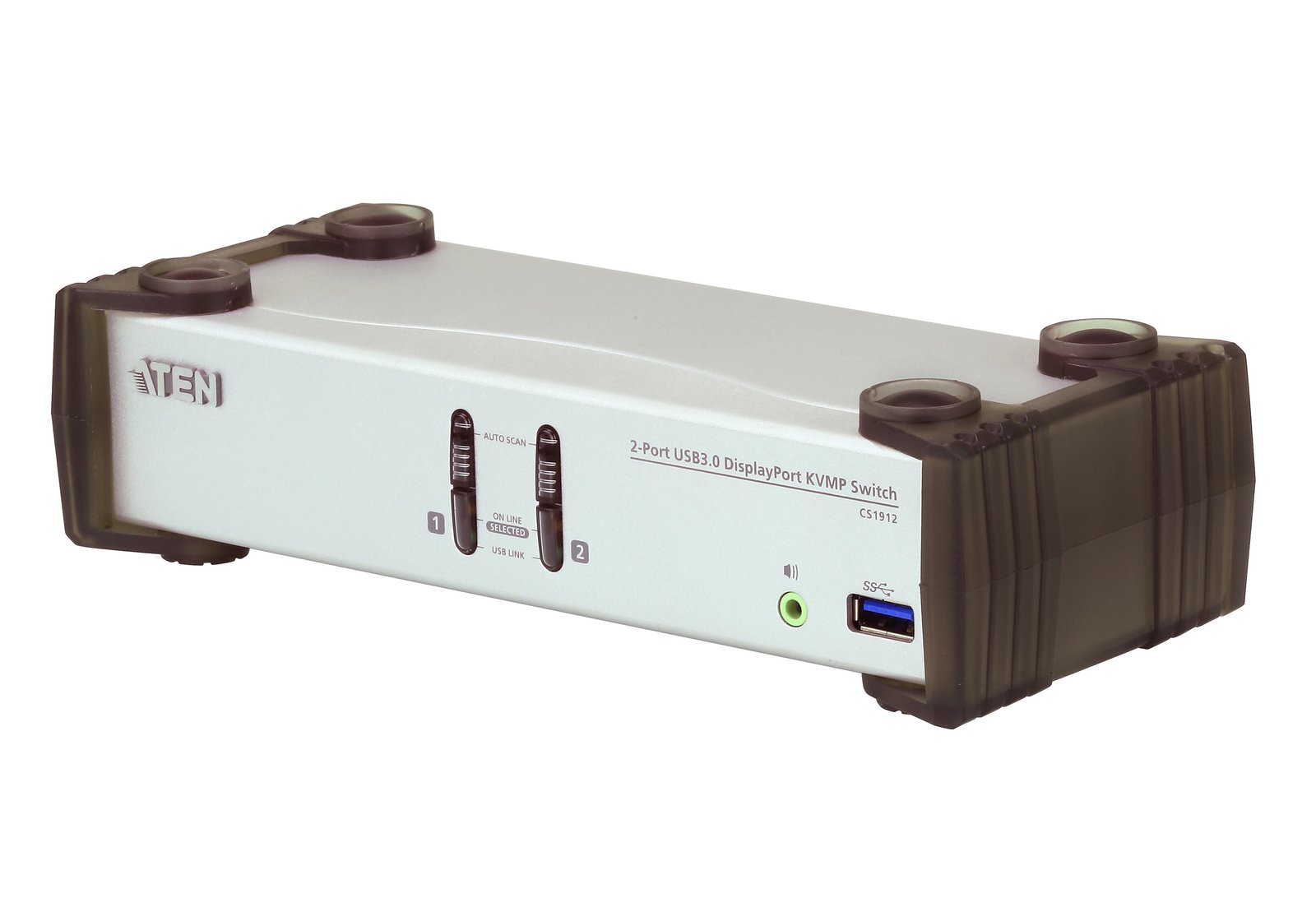 ATEN TECHNOLOGIES CS1912 KVM switch Black, Grey