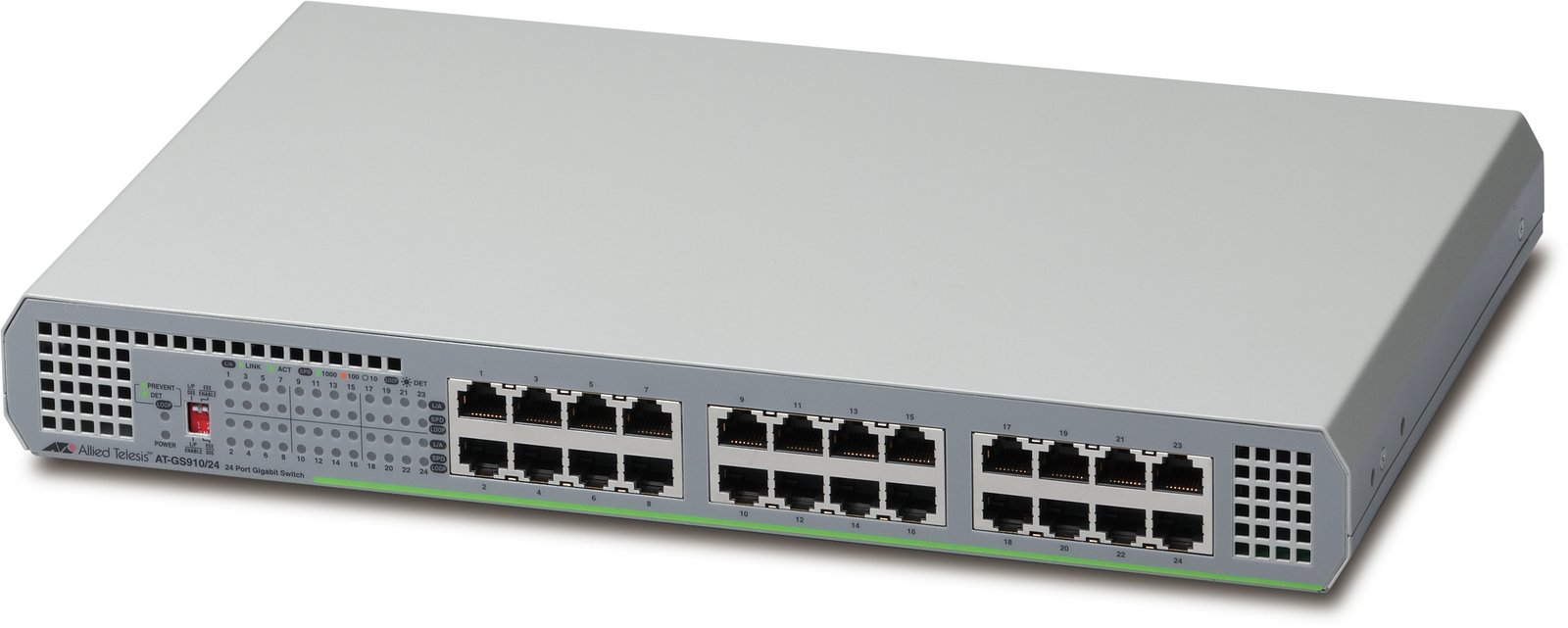 ALLIED TELESIS BOX GS910/24 Unmanaged 10G Ethernet (100/1000/10000) Grey AT-GS910/24-10