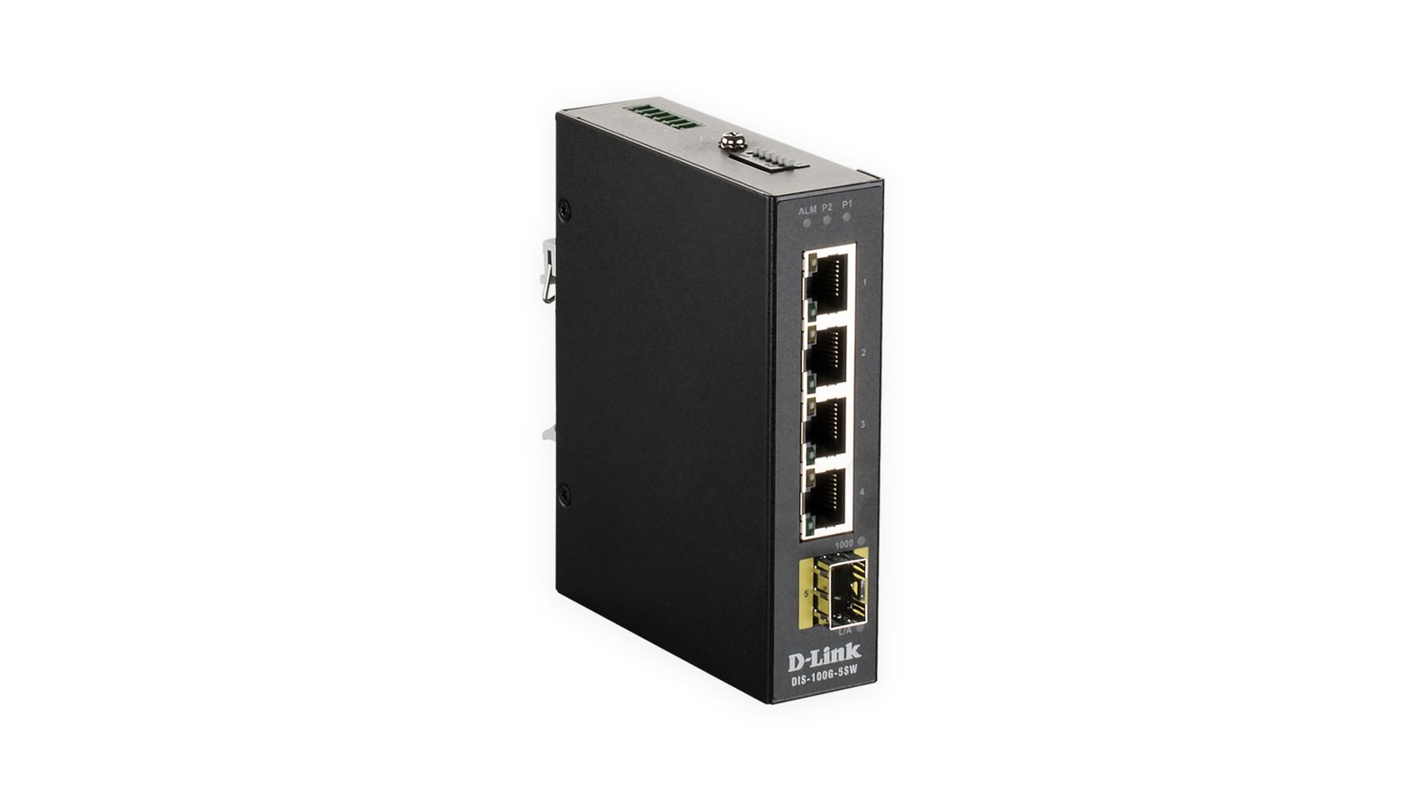 D-LINK BUSINESS PRODUCTS SOLUTIONS 5-Port Unmanaged Industrial Switch with 4 x 10/100/1000BaseT(X)
