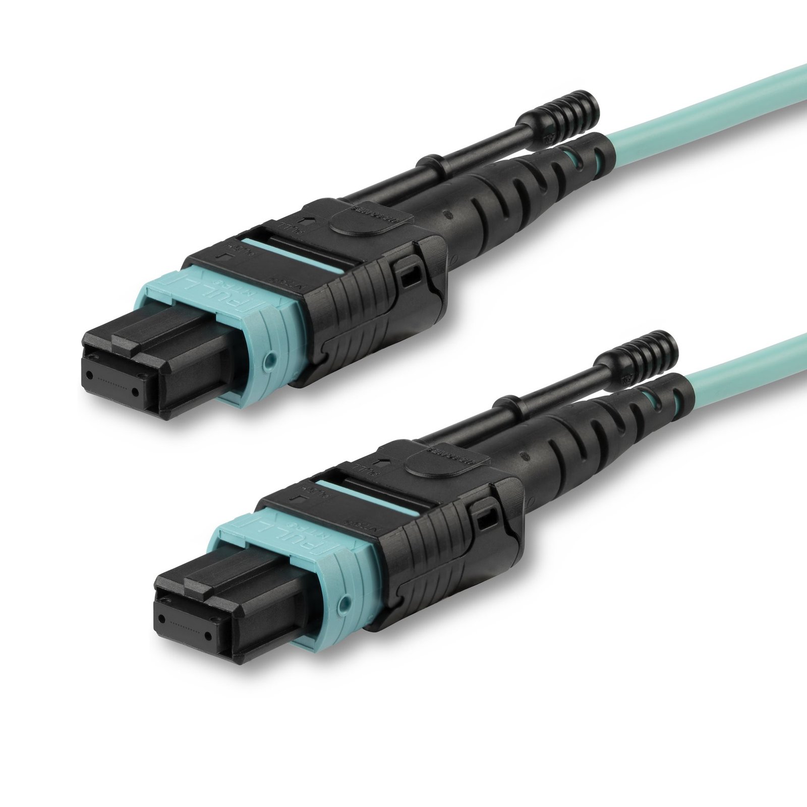 StarTech.com 10m (30ft) MTP(F)/PC OM3 Multimode Fiber Optic Cable, 12F Type-A, OFNP Plenum, MPO12PL10M