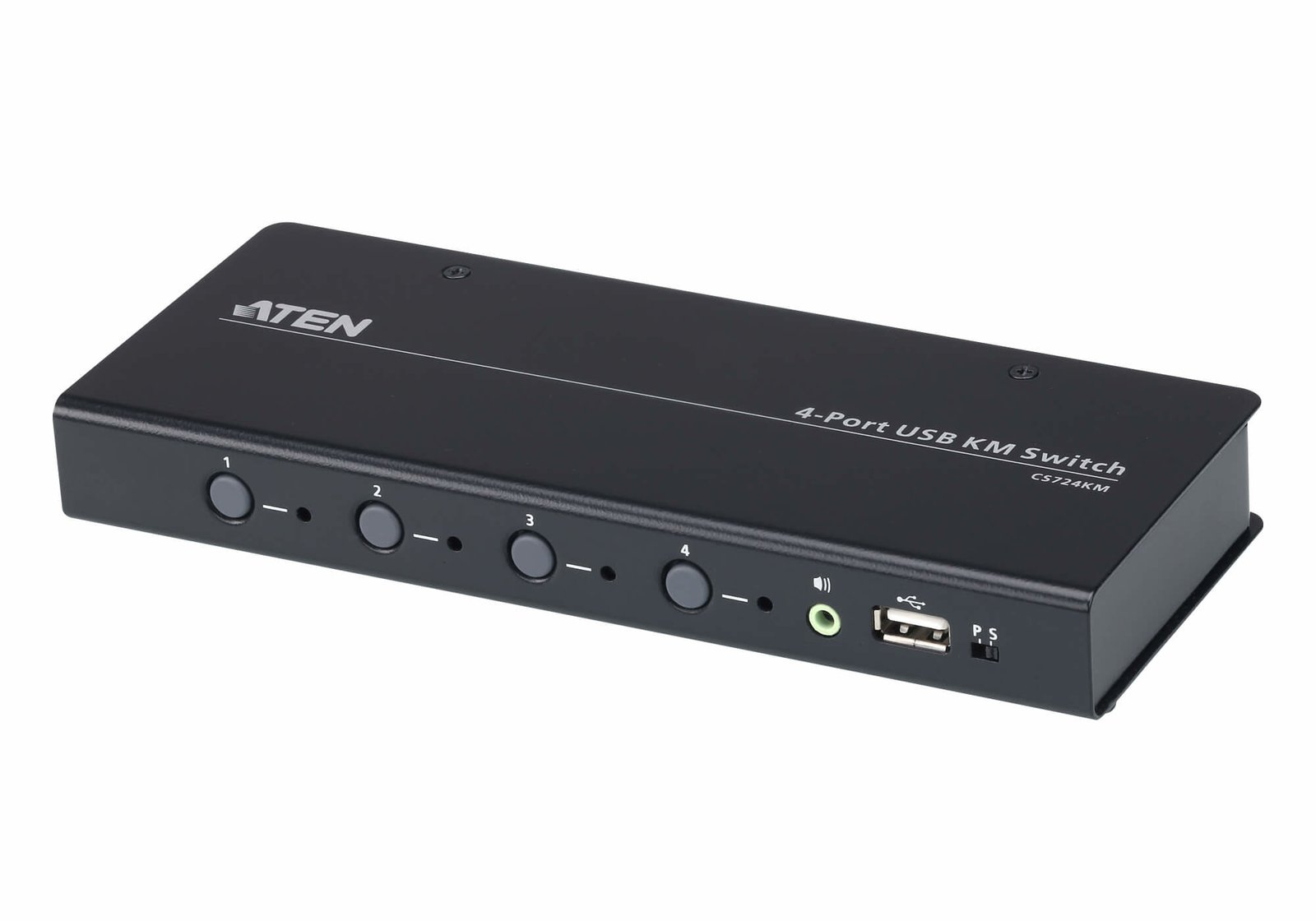ATEN TECHNOLOGIES CS724KM KVM switch Black