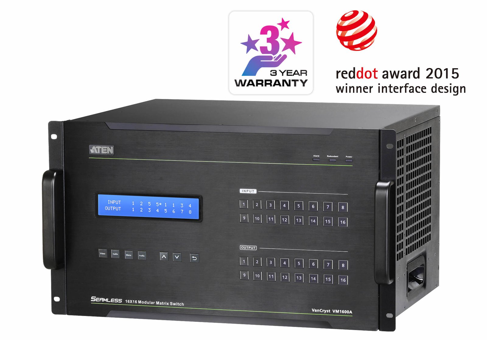 ATEN TECHNOLOGY - ETAIL VM1600A video switch