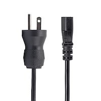 StarTech.com 15ft (4.5m) Hospital Grade Power Cord, 18AWG, NEMA 5-15P to C13, 10A 125V, Green Dot PXTMG10115