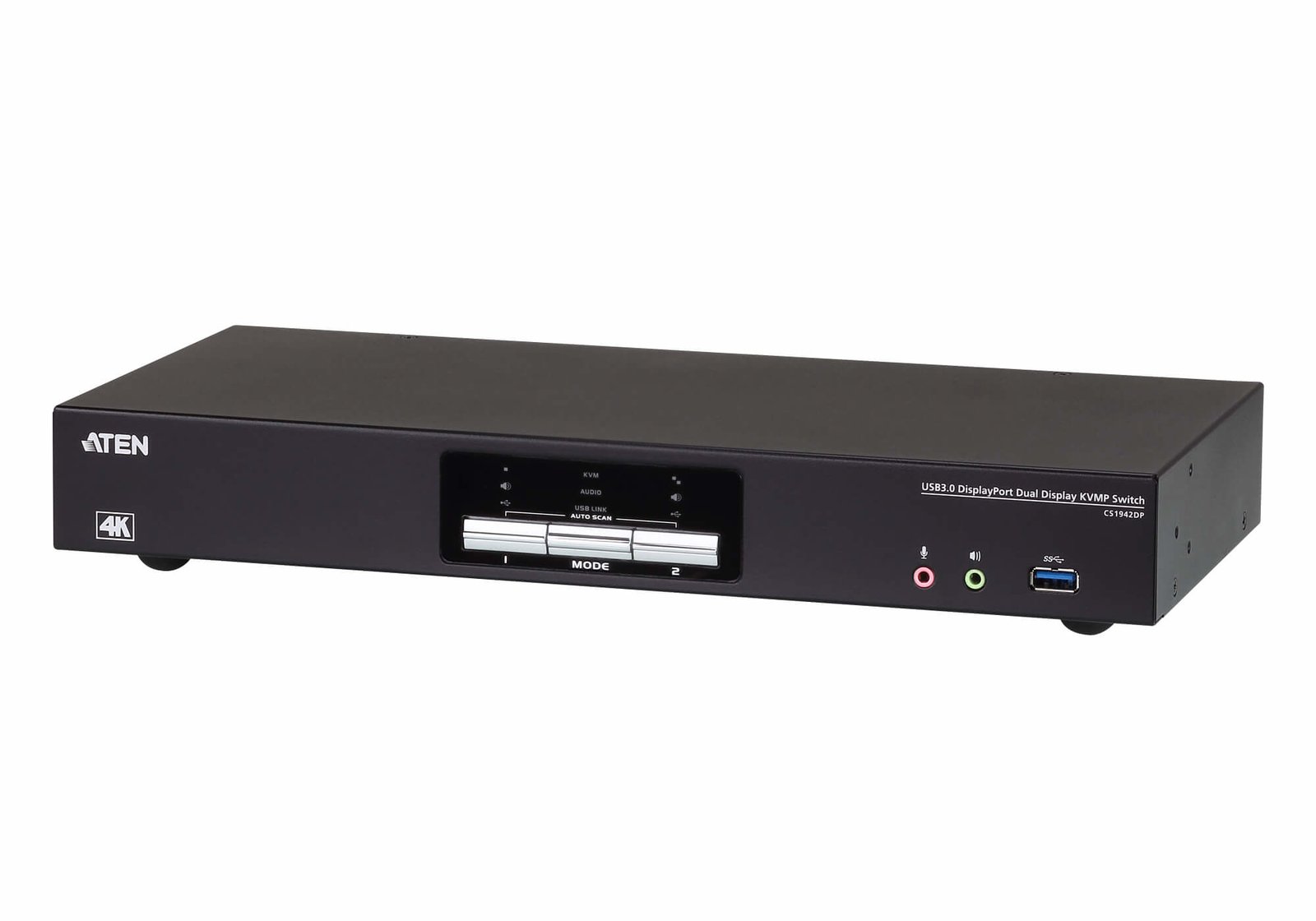ATEN TECHNOLOGIES CS1942DP KVM switch Black