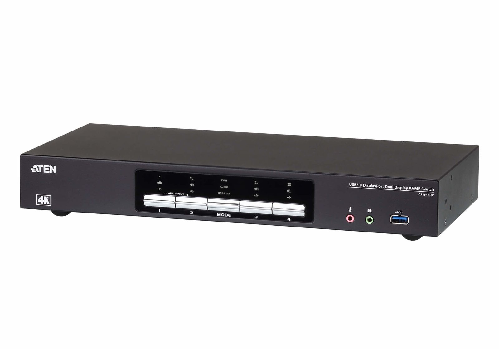 ATEN TECHNOLOGIES CS1944DP KVM switch Black
