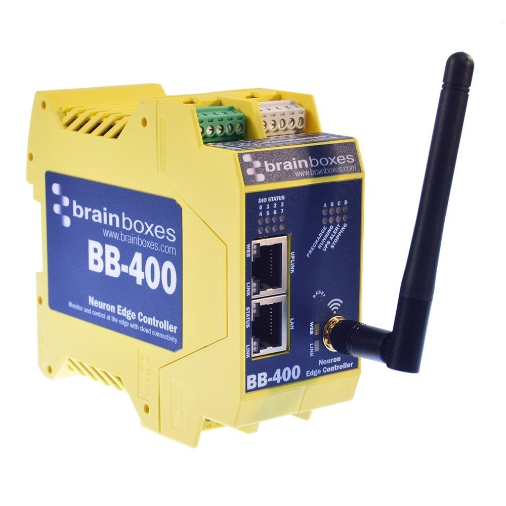 Brainboxes Neuron Industrial Edge Controller 8 x I/O & Serial Port BB-400