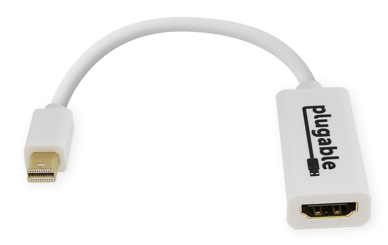 Plugable Technologies Mini DisplayPort (Thunderbolt 2) to HDMI Adapter - Driverless (Supports Mac, MDPM-HDMIF