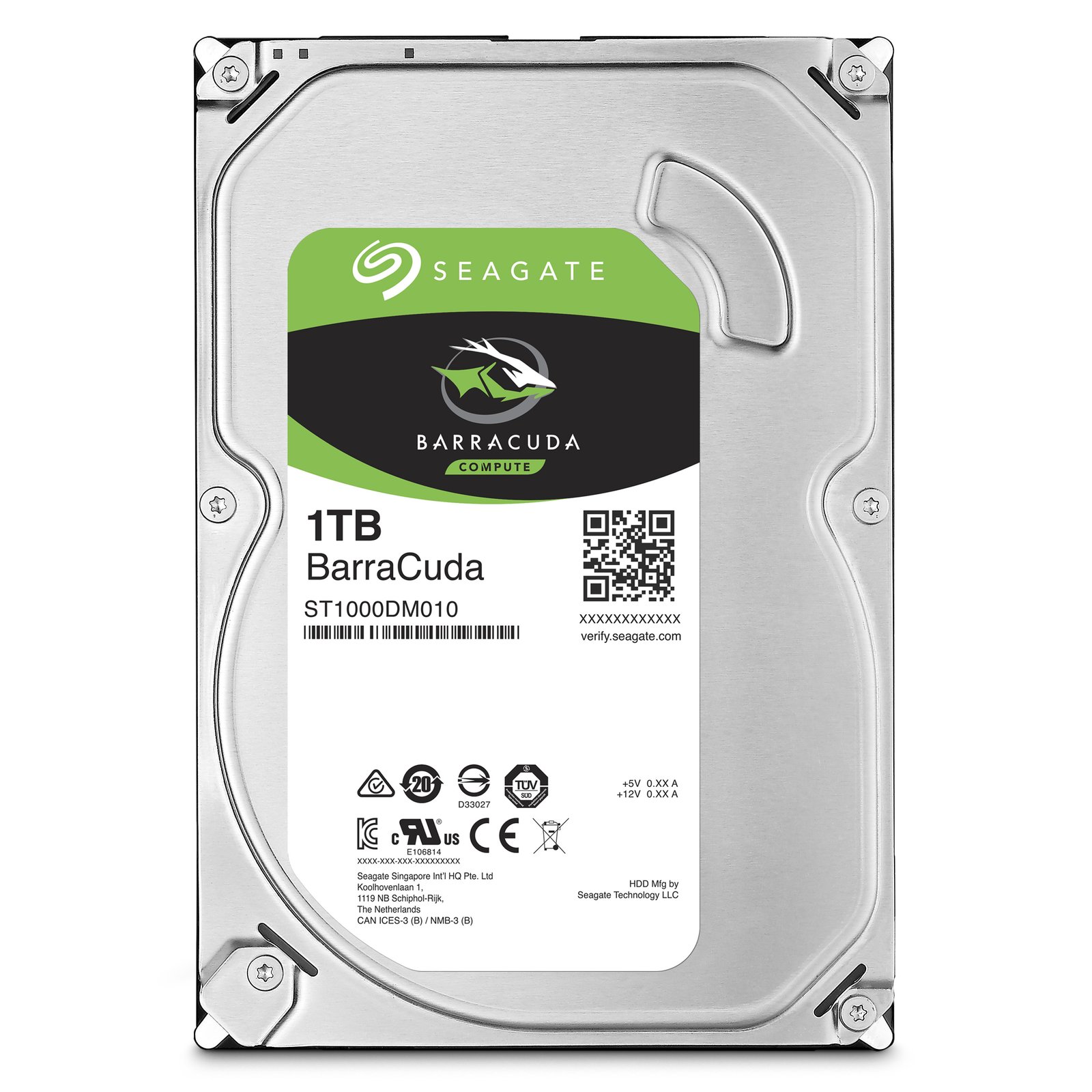SEAGATE - DESKTOP SINGLE Barracuda ST1000DM010 internal hard drive 1 TB 7200 RPM 64 MB 3.5" Serial