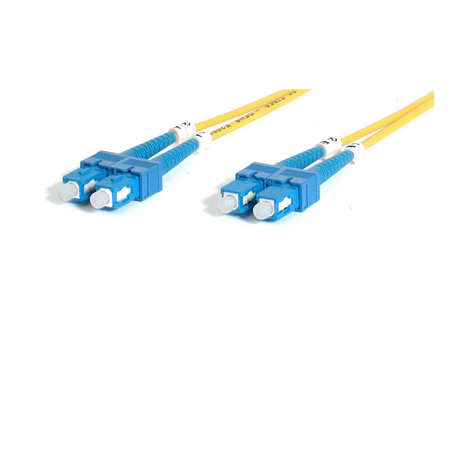StarTech.com Fiber Optic Cable - Single-Mode Duplex 9/125 - LSZH - SC/SC - 2 m SMFIBSCSC2