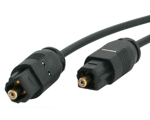 StarTech.com 6 ft Toslink Digital Optical SPDIF Audio Cable THINTOS6
