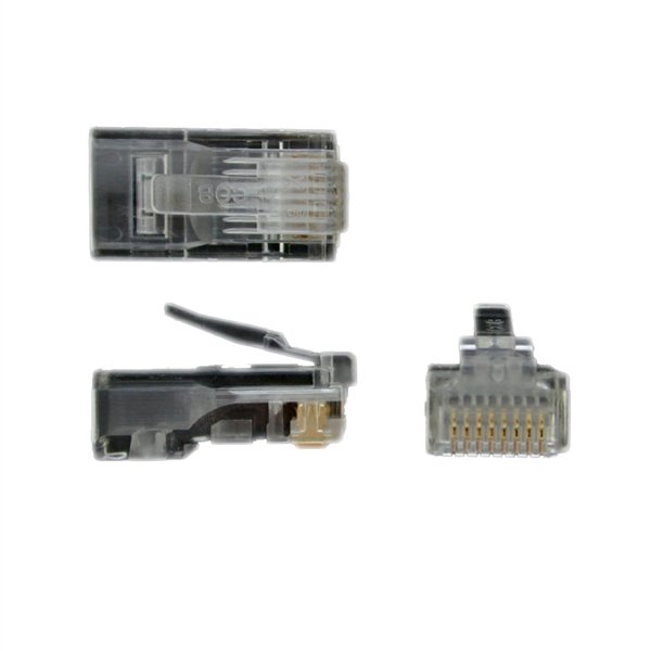 StarTech.com Cat 5e RJ45 Solid Modular Plug Connector - 50 Pack CRJ45SOL50PK