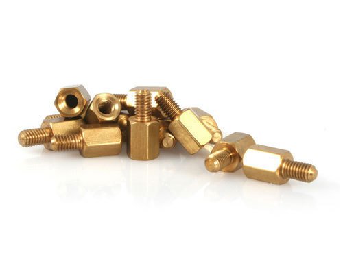 StarTech.com 6-32 Brass Motherboard Standoffs for ATX Computer Case - 15 Pack - TAA STANDOFF632