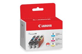 CANON - INK SUPPLIES CLI-8 3 Pack 0621B016