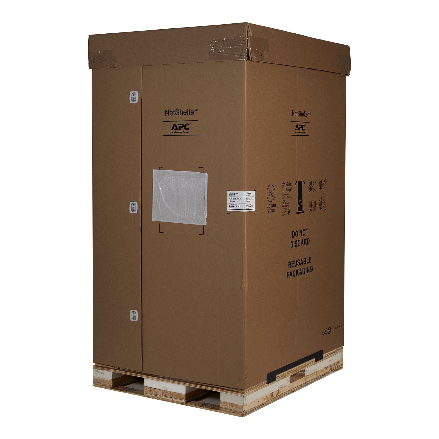 APC SCHNEIDER ELECTRIC RACK AND ACC NetShelter SX, Server Enclosure, 45U, Shock Packaging, 2000