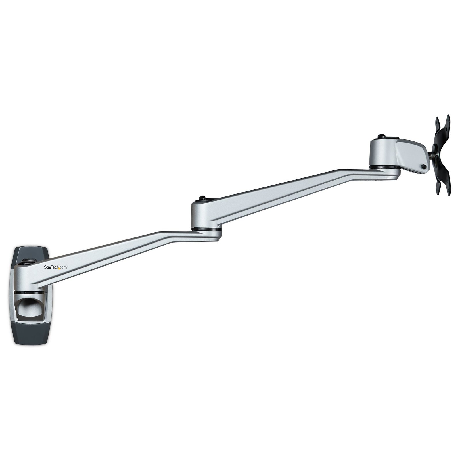 StarTech.com Wall Mount Monitor Arm - Articulating Ergonomic VESA - 20" (52cm) Long - Single ARMWALLDSLP