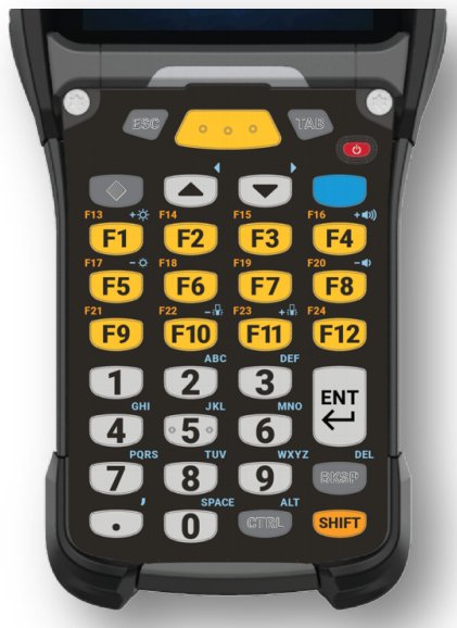 ZEBRA ENTERPRISE MCD-A1 KYPD-MC9334FNR-01 mobile device keyboard Alphanumeric English Black, Grey,