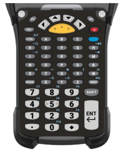 ZEBRA ENTERPRISE MCD-A1 KYPD-MC9353ANR-01 mobile device keyboard Alphanumeric English Black, Grey