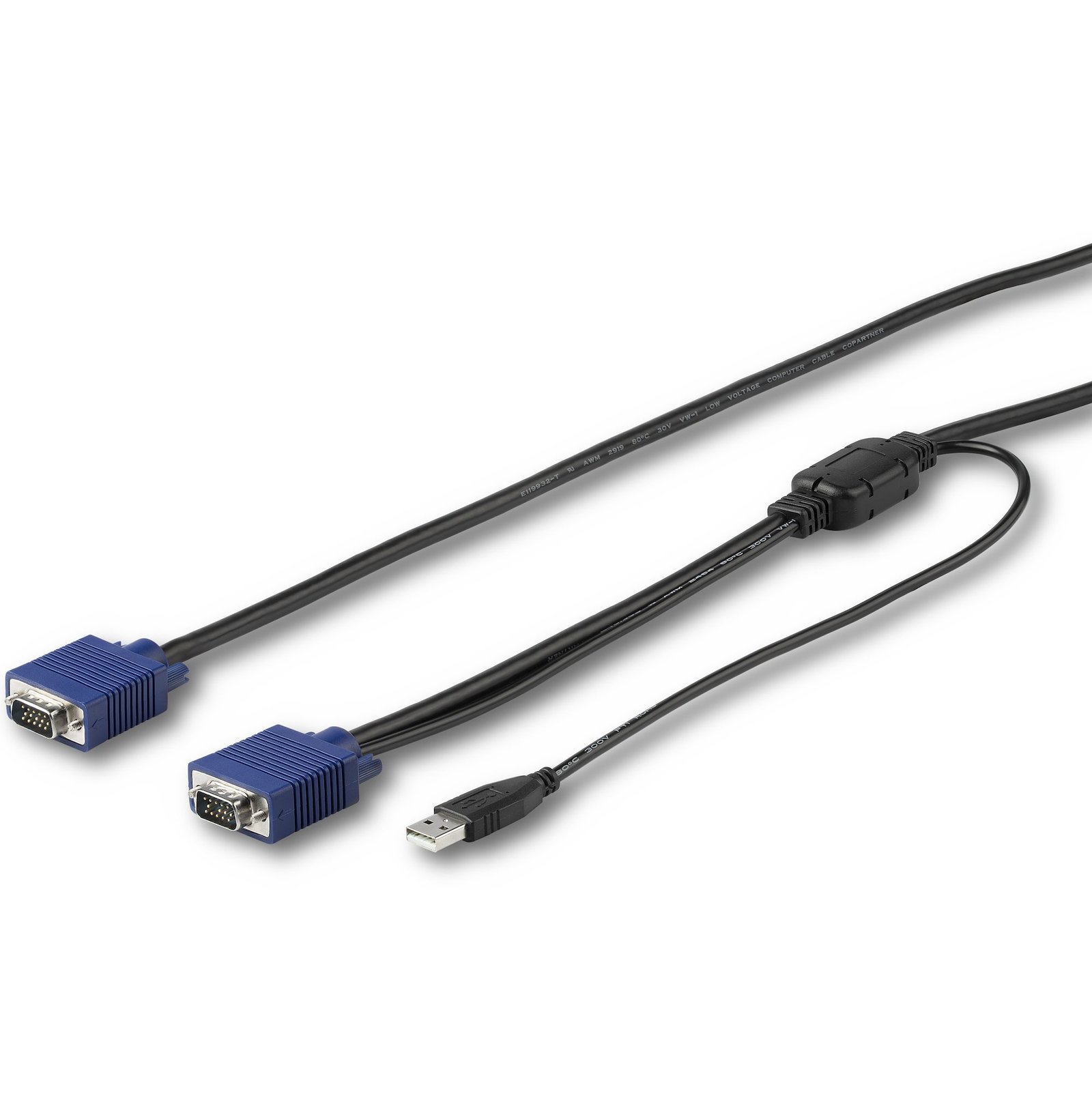 StarTech.com 10 ft. (3 m) USB KVM Cable for Rackmount Consoles RKCONSUV10
