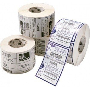 ZEBRA RFID SUPPLIES 10026641 printer label White Self-adhesive