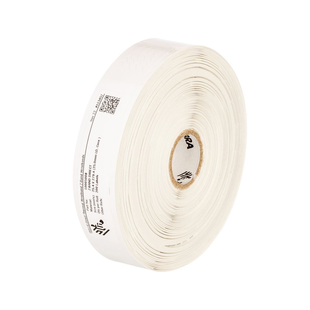 ZEBRA RFID SUPPLIES Boingtech BT0600 Inlay Wristband White 3014578