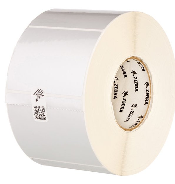 ZEBRA PRINT S1 - SUPPLIES Z-Ultimate 4000T High-Tack Silver Label White Self-adhesive printer