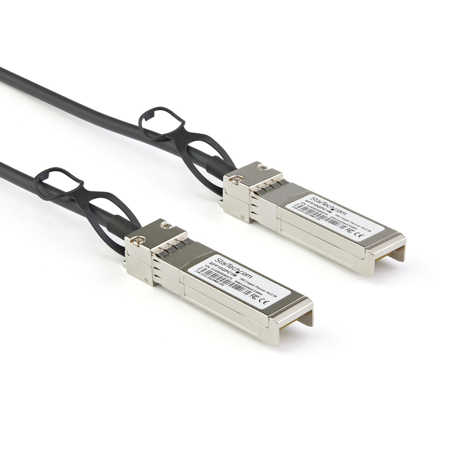 StarTech.com Dell EMC DAC-SFP-10G-2M Compatible 2m 10G SFP+ to Direct Attach Cable Twinax - 10GbE DACSFP10G2M