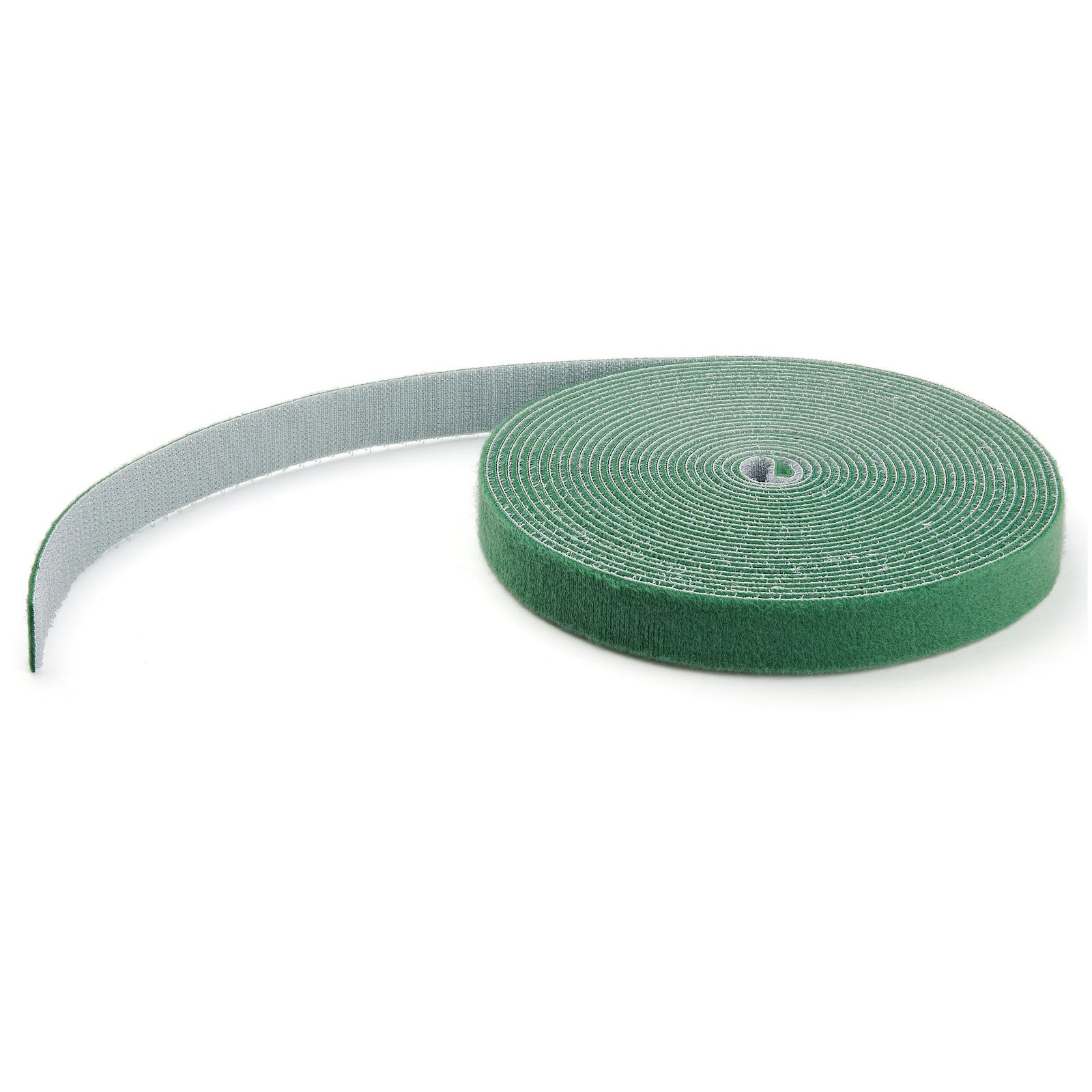 StarTech.com 25ft (7.6m) Hook and Loop Roll, Green, Cut-to-Size Reusable Cable Ties, Bulk HKLP25GN