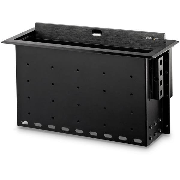 StarTech.com Dual-Module Conference Table Connectivity Box with Cable Organizer BOX4MODULE