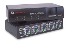 VERTIV - GEIST - MTS  BTO SwitchView - Single user, 2-port (wo / cables) KVM switch 10025