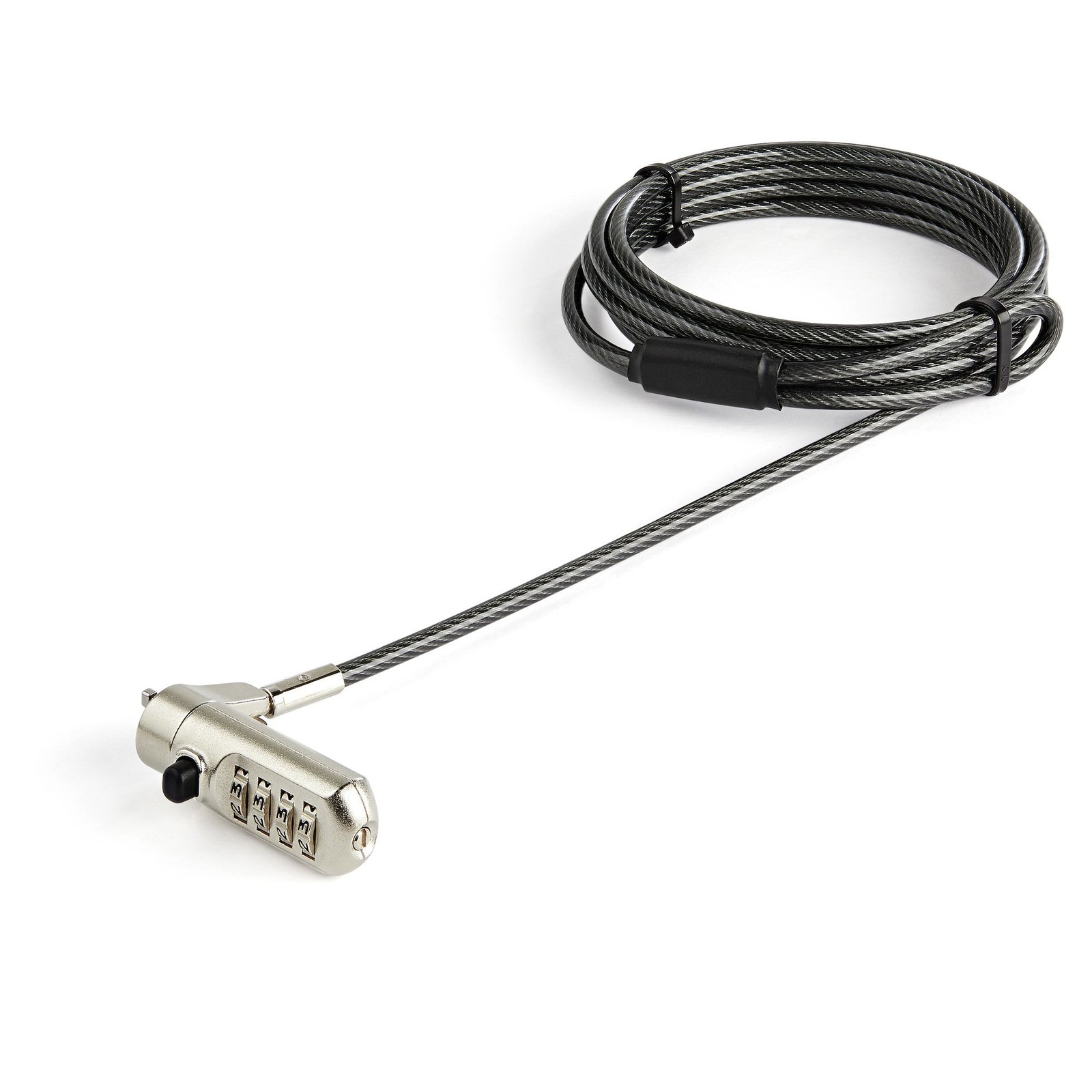 StarTech.com 6.6ft (2m) Laptop Cable Lock - Nano Slot Compatible 4 Digit Combination Security - LTLOCKNANO