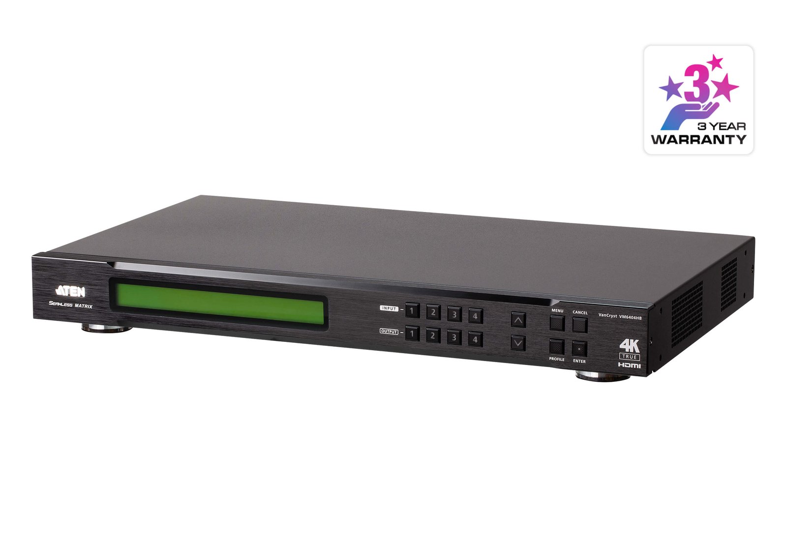 ATEN TECHNOLOGY - ETAIL VM6404HB matrix switcher AV Built-in display