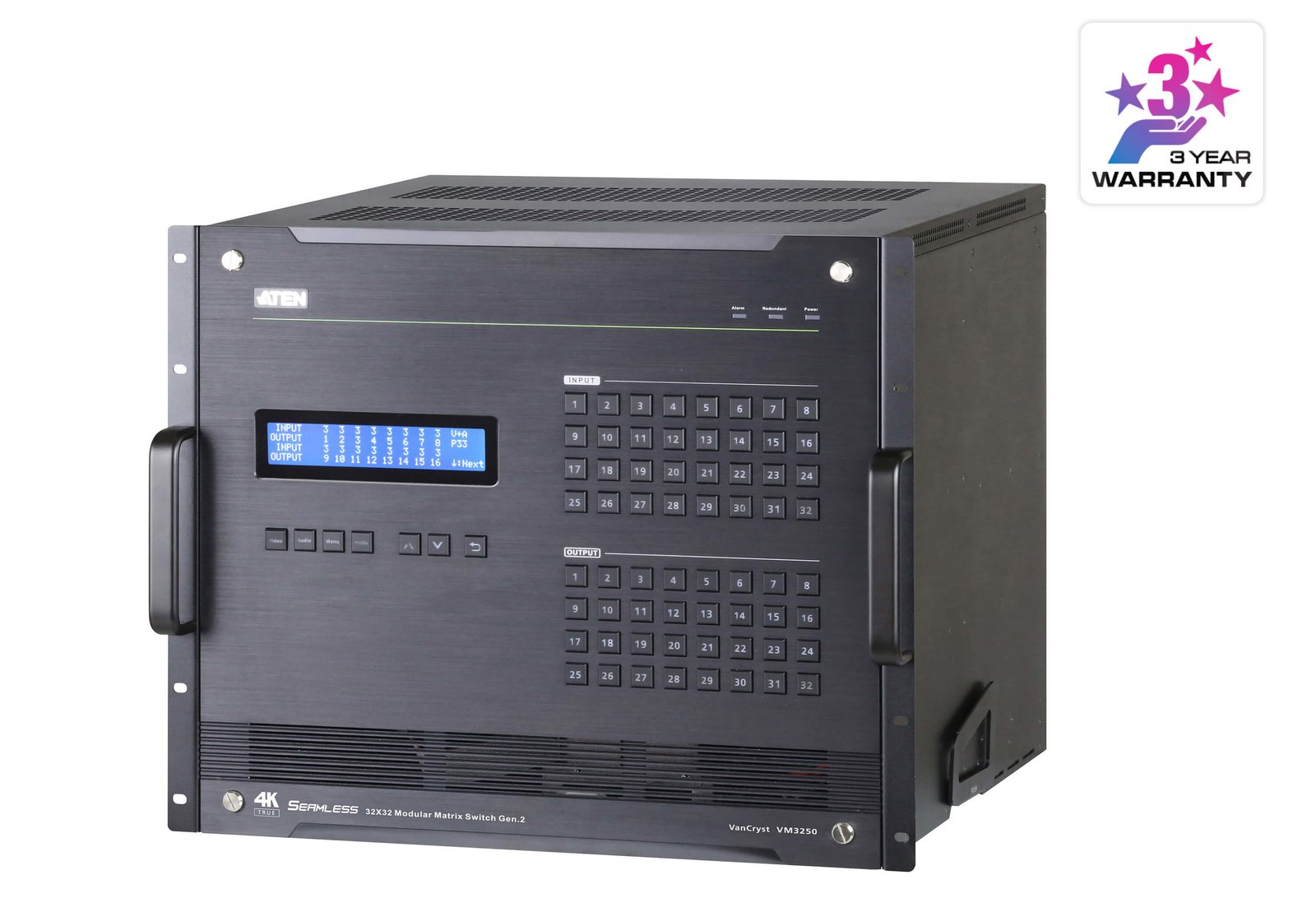 ATEN TECHNOLOGY - ETAIL VM3250 matrix switcher Modular AV switchers Built-in display