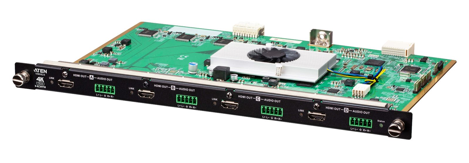 ATEN TECHNOLOGY - ETAIL 4-Port True 4K HDMI Output Board with Scaler VM8824
