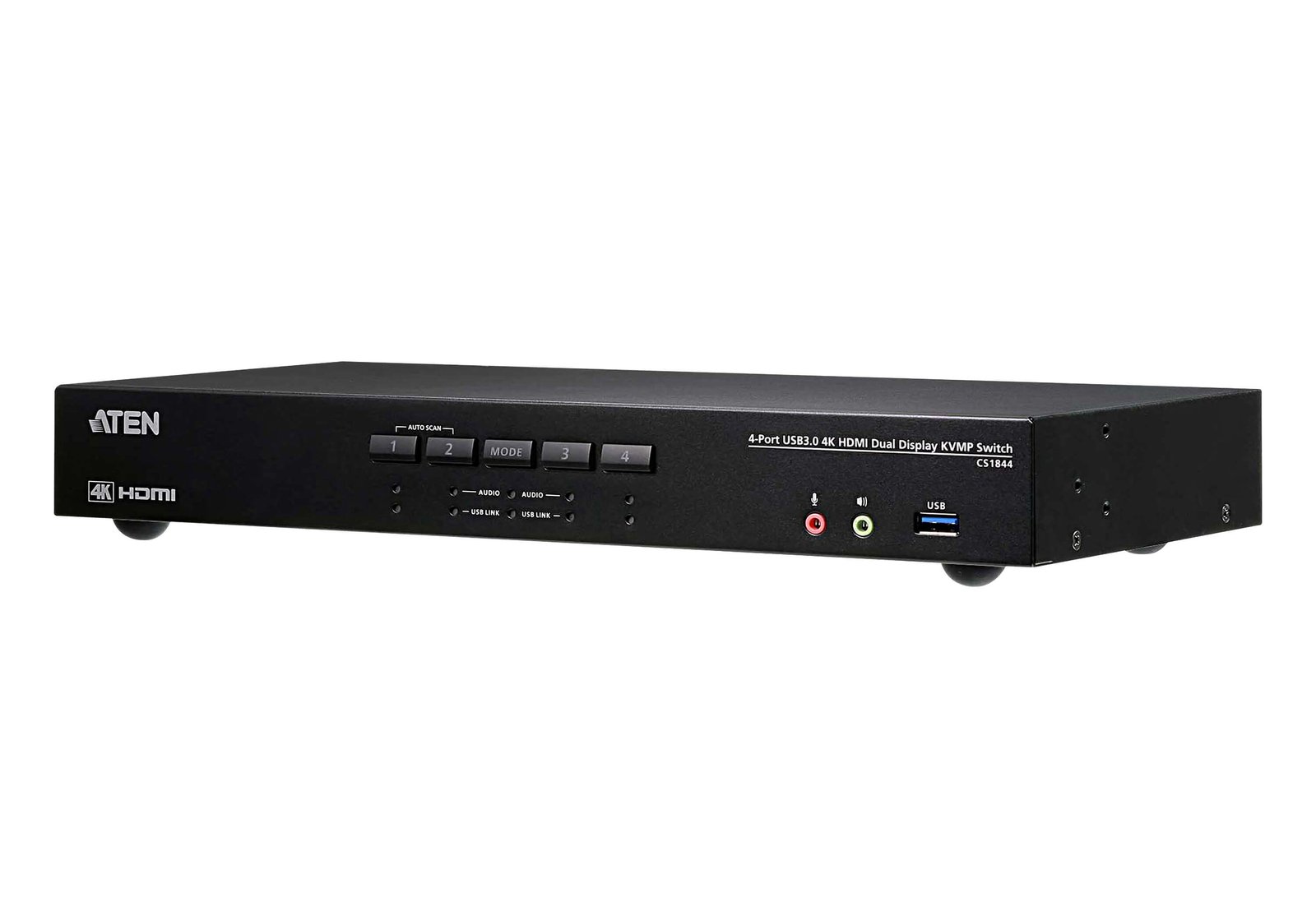 ATEN TECHNOLOGIES CS1844 KVM switch Black