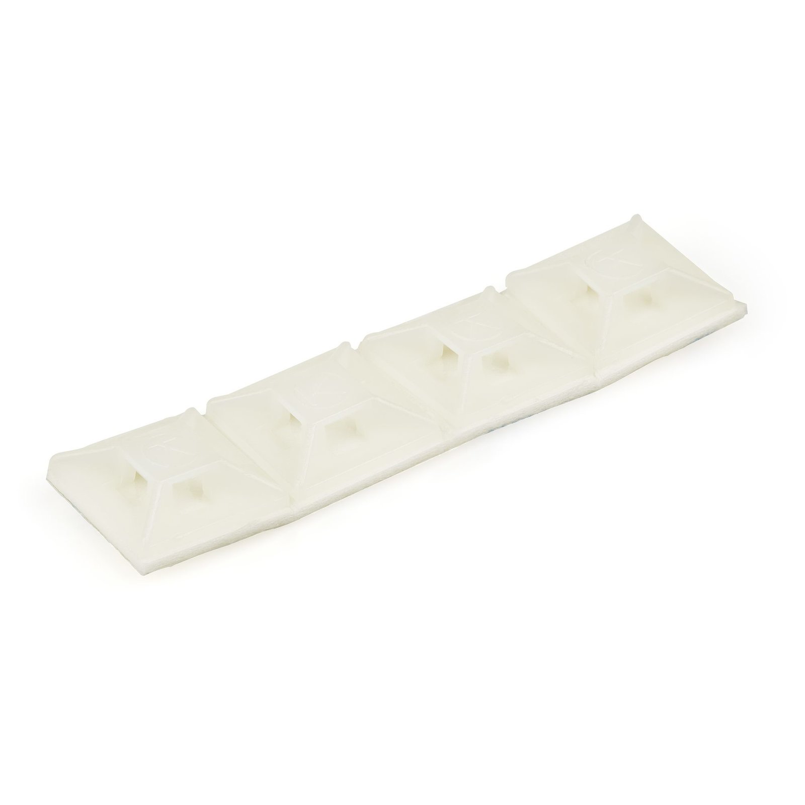 StarTech.com 100 Pack Cable Tie Mounts with Adhesive Tape for 0.13 in. (3.2 mm) Wide Ties - CBMCTM1