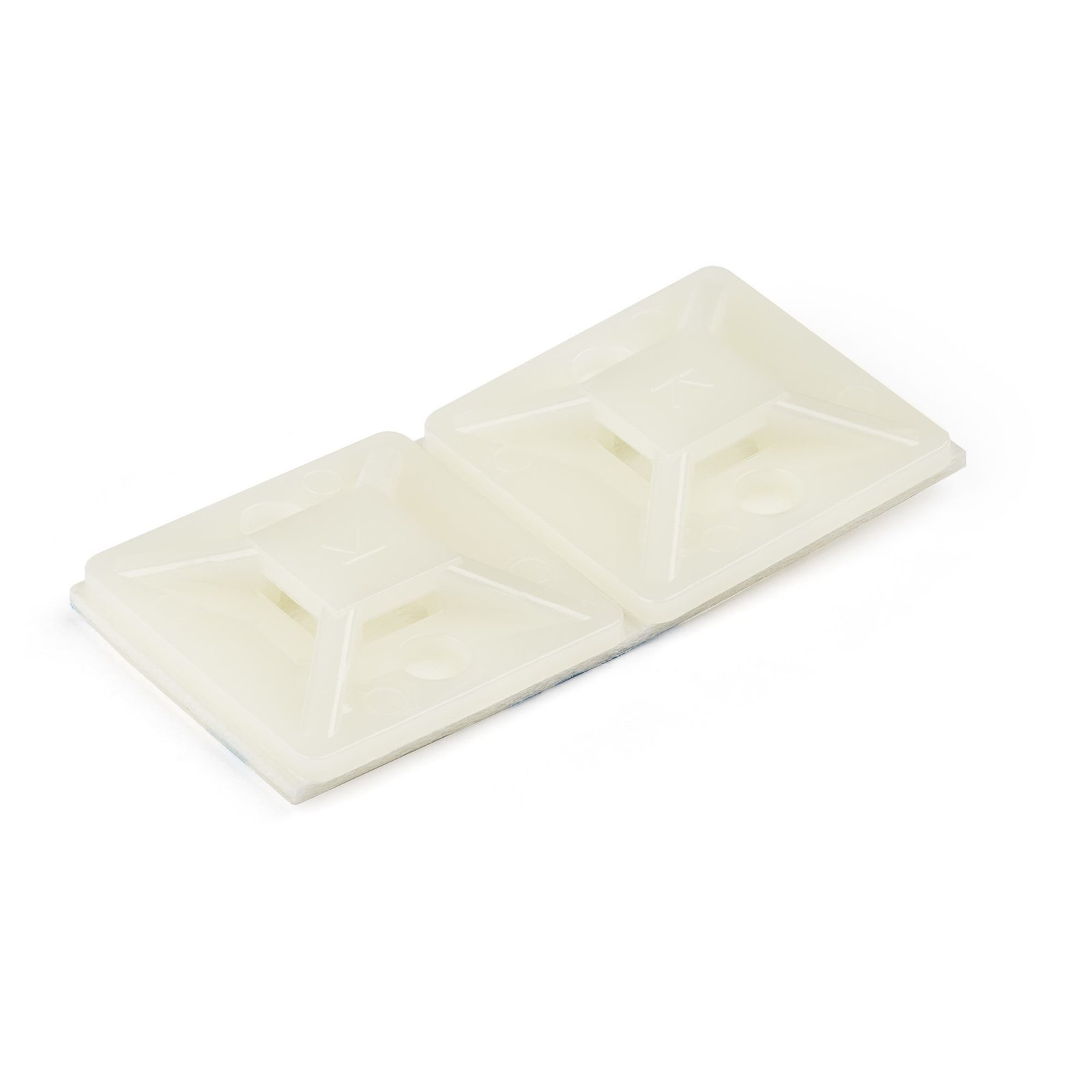 StarTech.com 100 Pack Cable Tie Mounts with Adhesive Tape for 0.18 in. (4.6 mm) Wide Ties - CBMCTM2