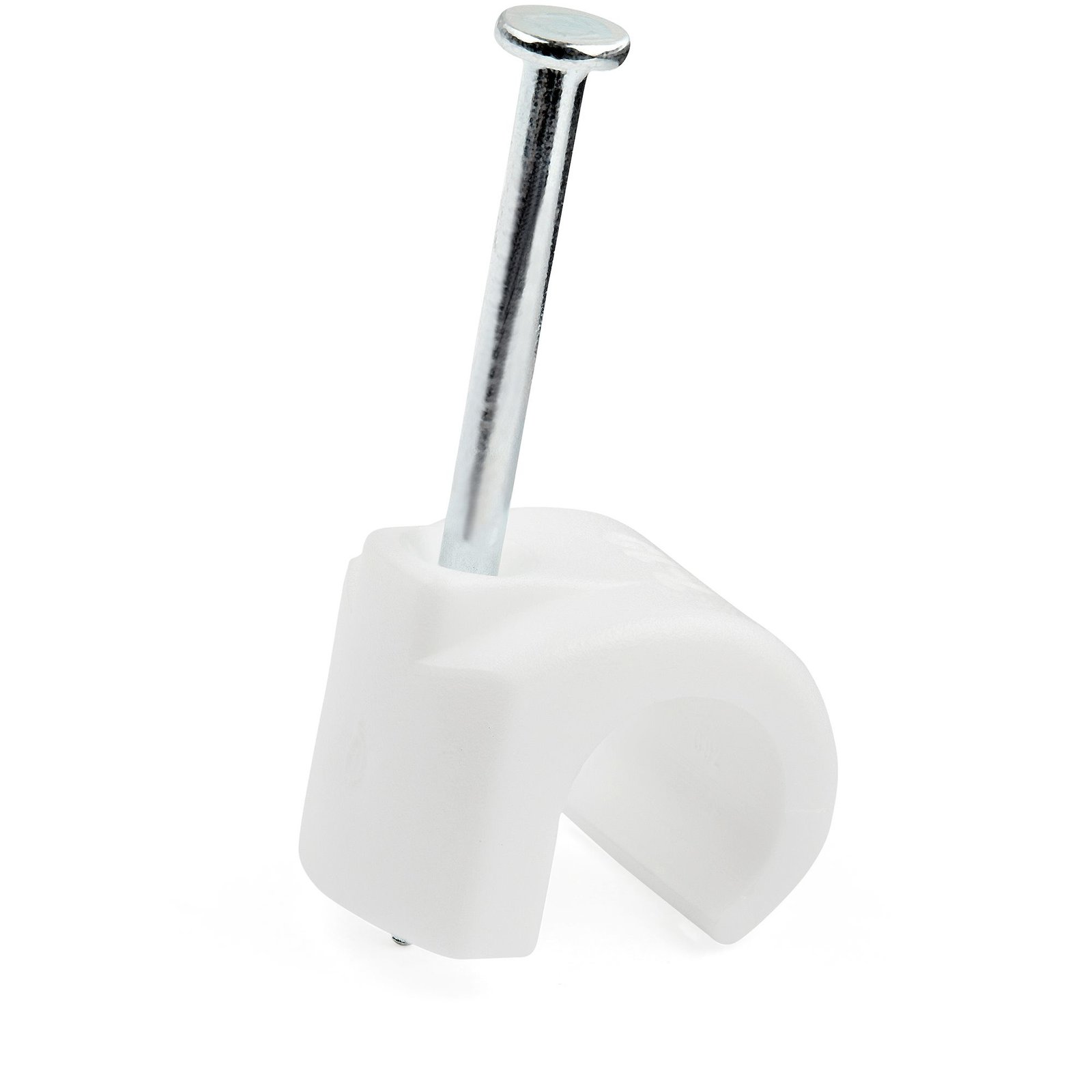 StarTech.com 100 Pack Large Cable Clips with Nail - Reusable - Nail-in Clamps - Wire Holding - CBMNMCC3