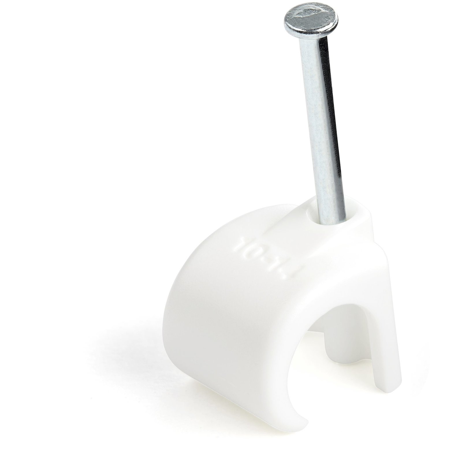 StarTech.com 100 Pack Extra Large Cable Clips with Nail - Reusable - Nail-in Clamps - Wire Holding CBMNMCC4