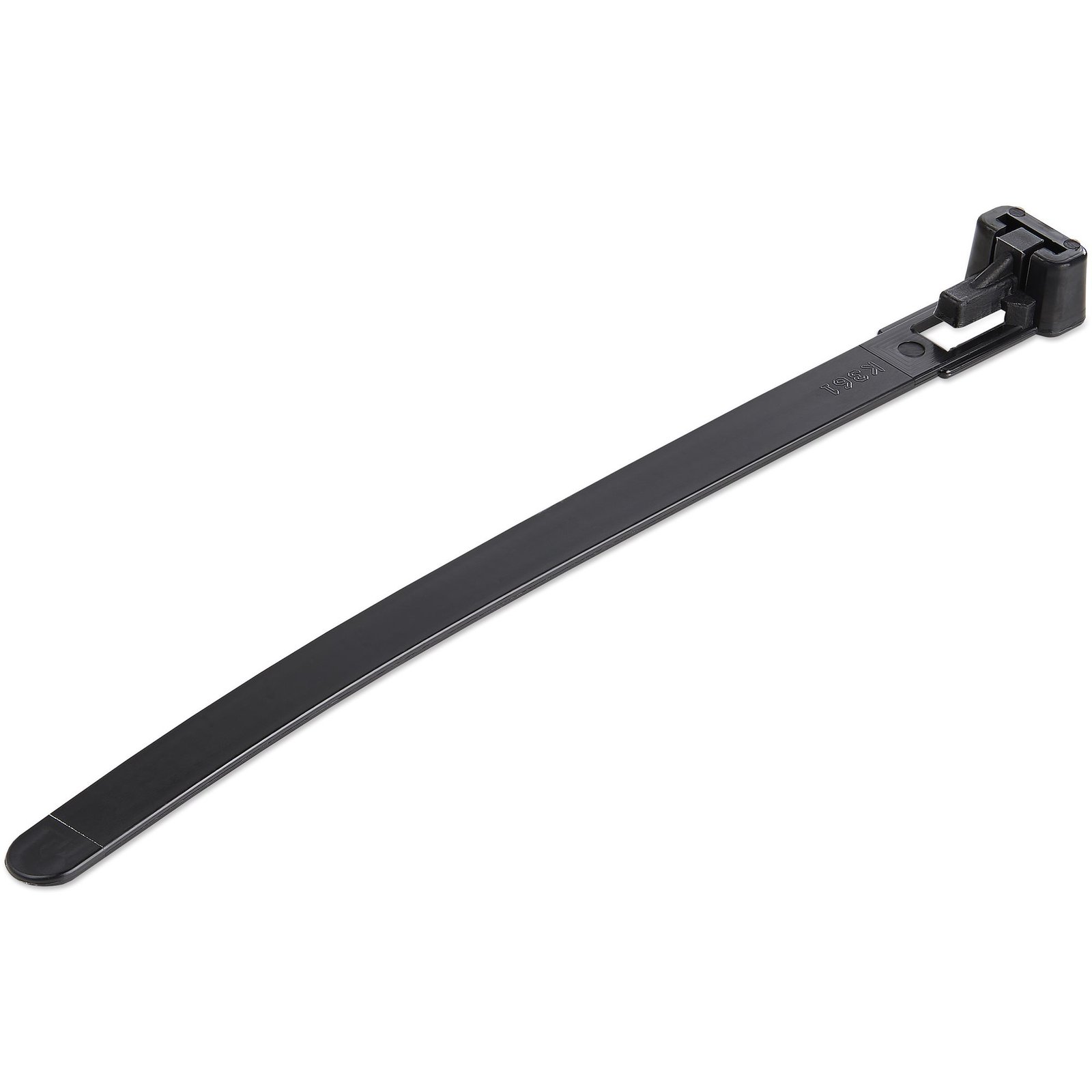 StarTech.com 5"(12cm) Reusable Cable Ties - 1/4"(7mm) wide, 1-1/8"(30mm) Bundle Dia. 50lb(22kg) CBMZTRB5BK