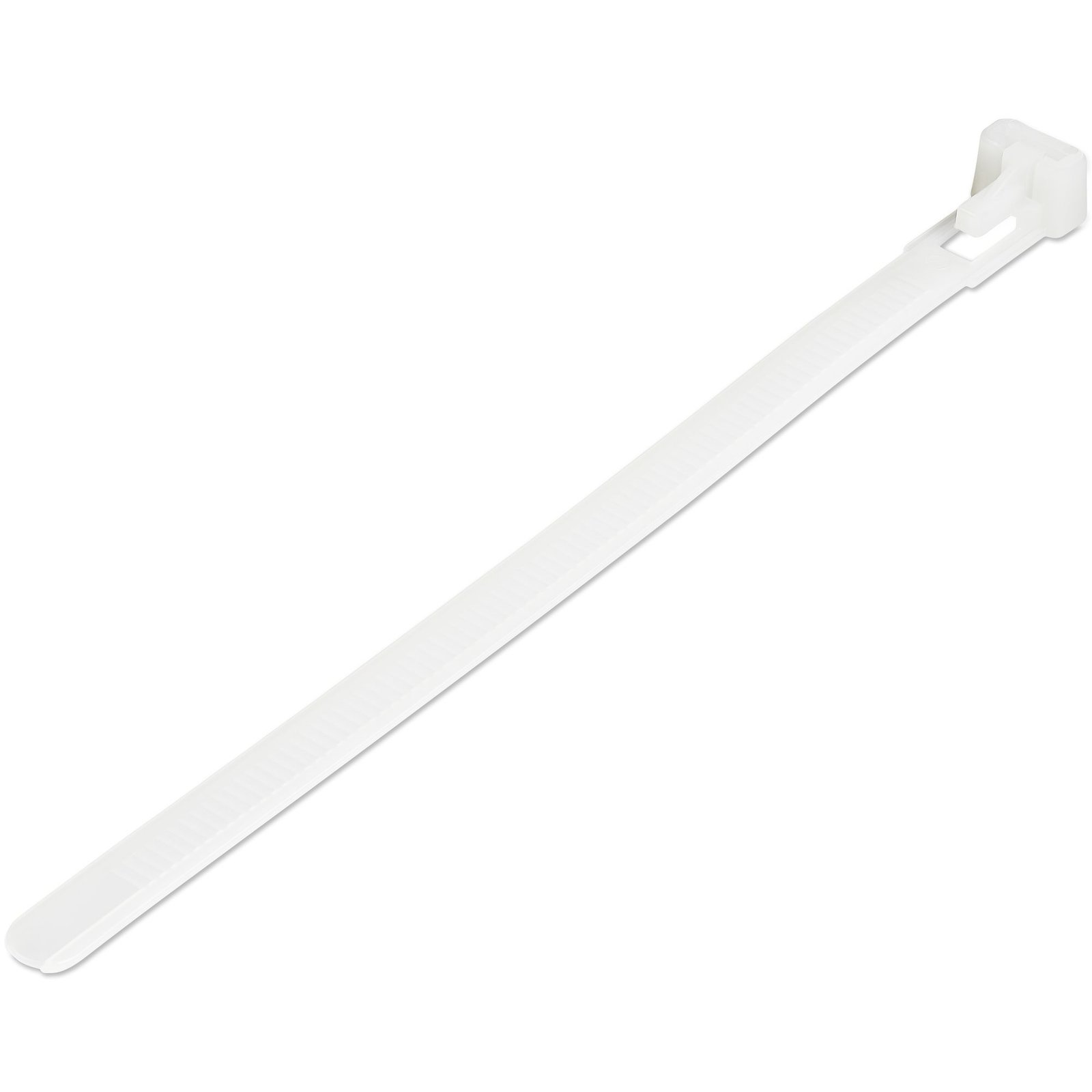 StarTech.com 6"(15cm) Reusable Cable Ties - 1/4"(7mm) wide, 1-3/8"(35mm) Bundle Dia. 50lb(22kg) CBMZTRB6